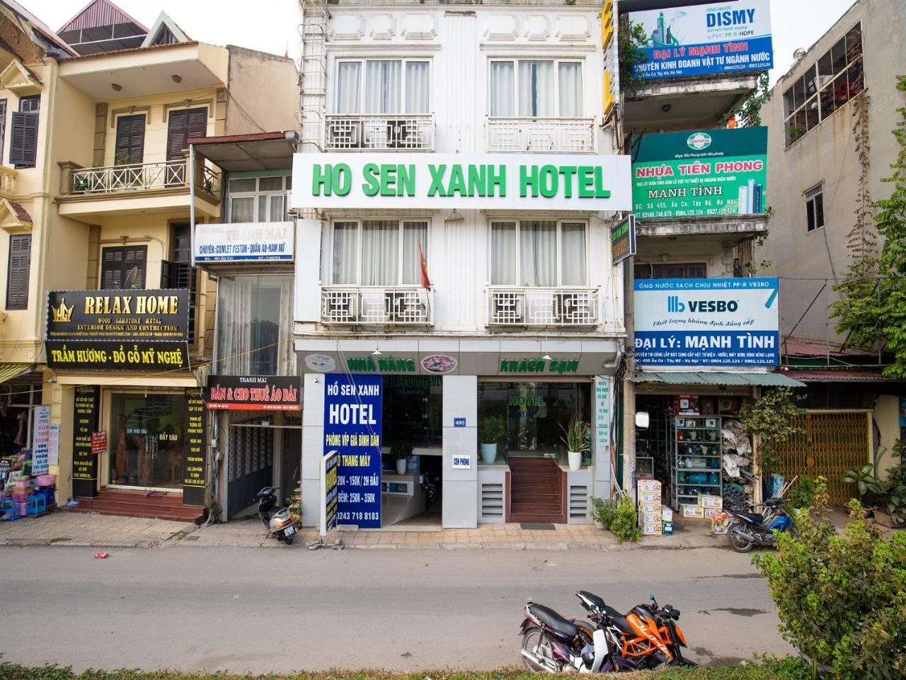 Ho Sen Xanh Hotel Hanoj Exteriér fotografie