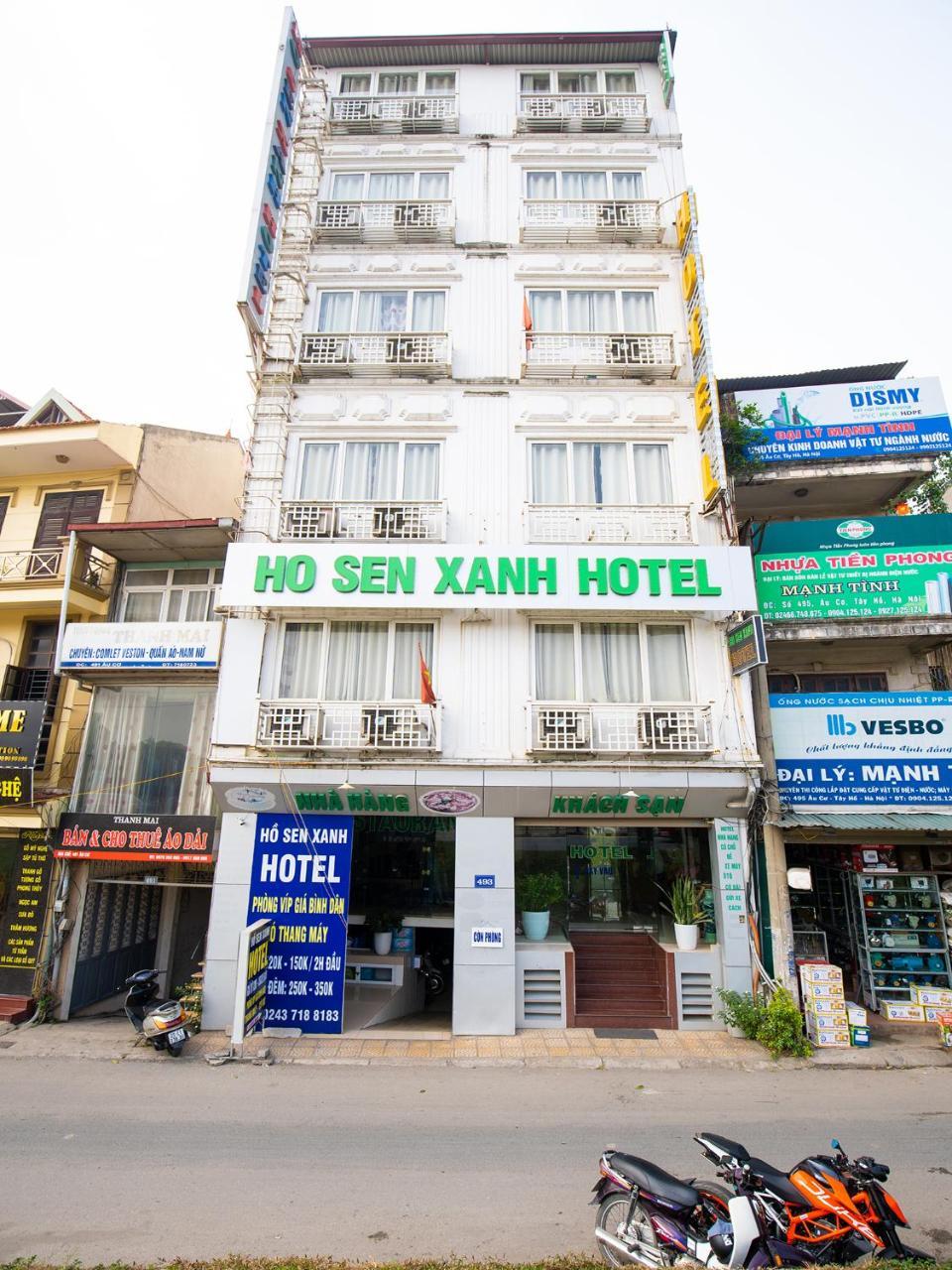 Ho Sen Xanh Hotel Hanoj Exteriér fotografie